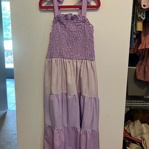 SHEIN Lavender Smocked Dress